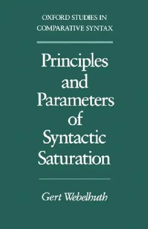 Cover of Principles and Parameters of Syntactic Saturation
