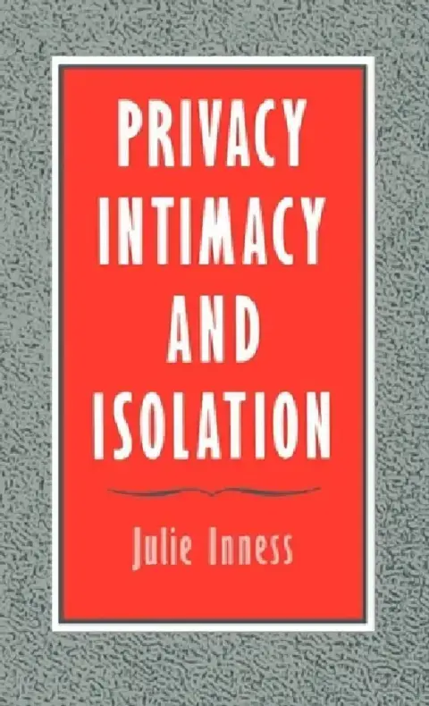 Cover of Privacy, Intimacy, and Isolation