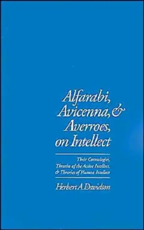 Cover of Alfarabi, Avicenna, and Averroes on Intellect