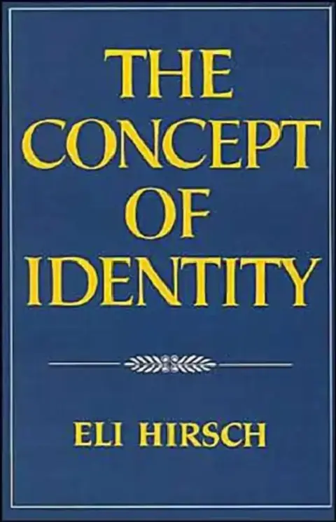 Cover of The Concept of Identity