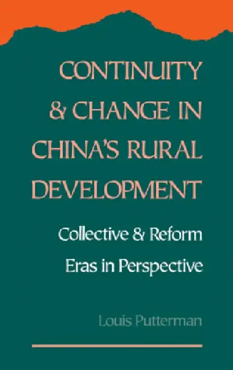 Cover of Continuity and Change in China's Rural Development