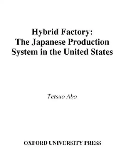 Cover of The Japanese Production System in The United States
