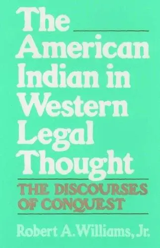 Cover of The American Indian in Western Legal Thought