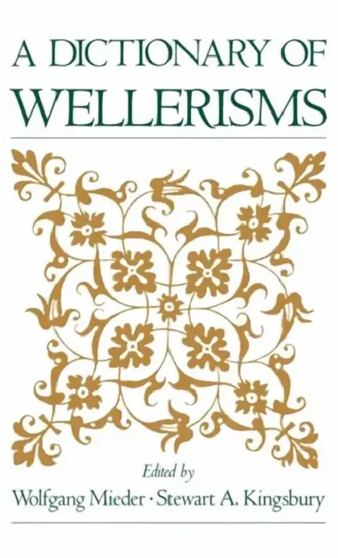 Cover of A Dictionary of Wellerisms