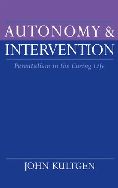 Cover of Autonomy and Intervention