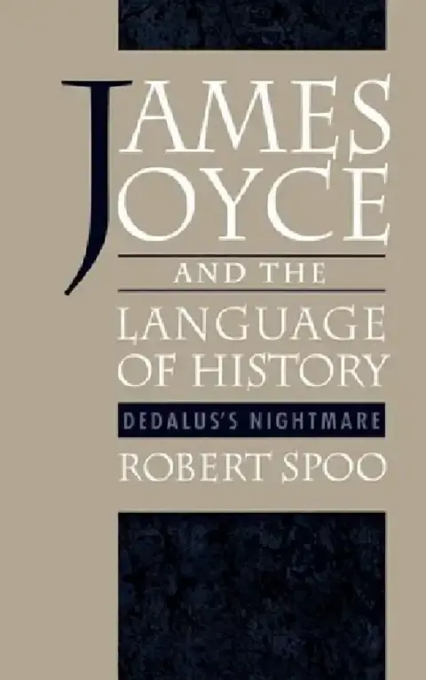 Cover of James Joyce and the Language of History