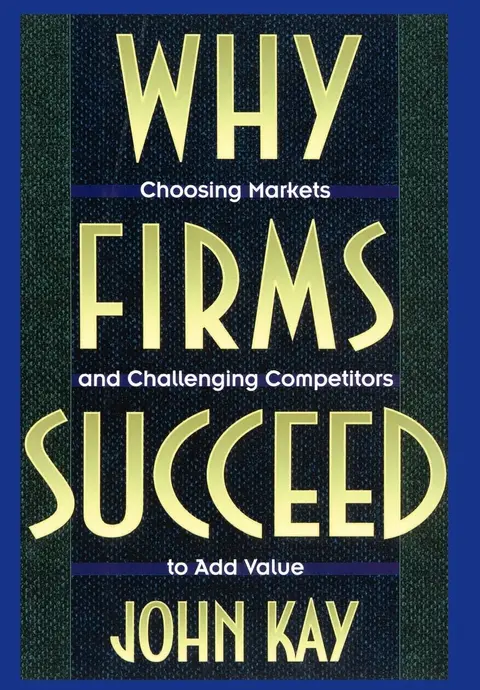 Cover of Why Firms Succeed