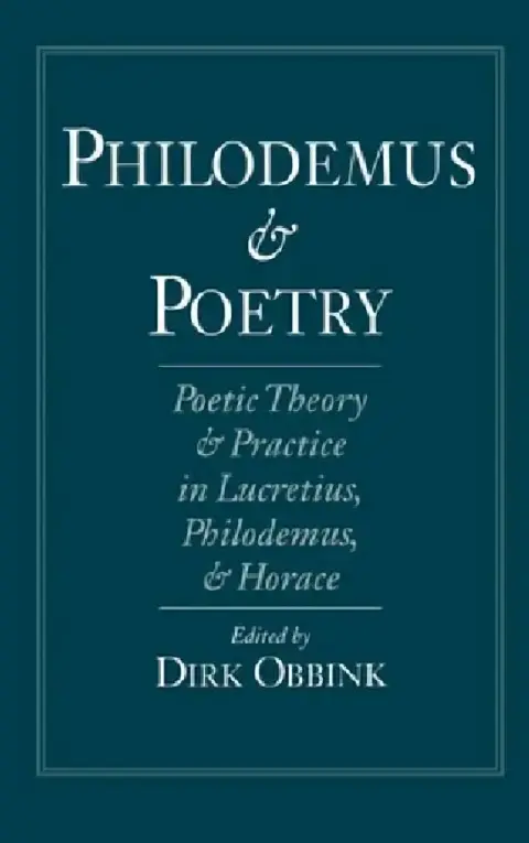 Cover of Philodemus and Poetry