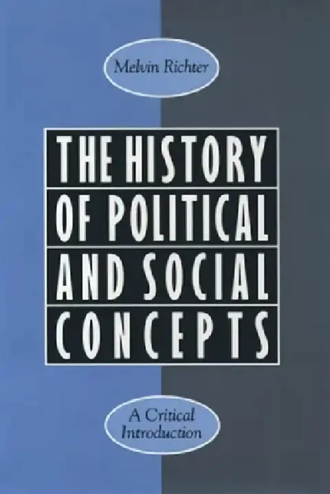Cover of The History of Political and Social Concepts