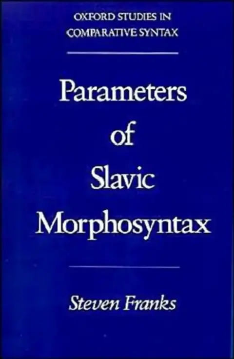 Cover of Parameters of Slavic Morphosyntax