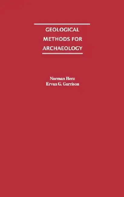 Cover of Geological Methods for Archaeology