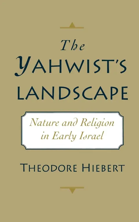 Cover of The Yahwist's Landscape