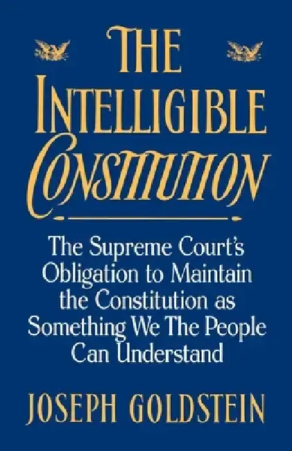 Cover of The Intelligible Constitution