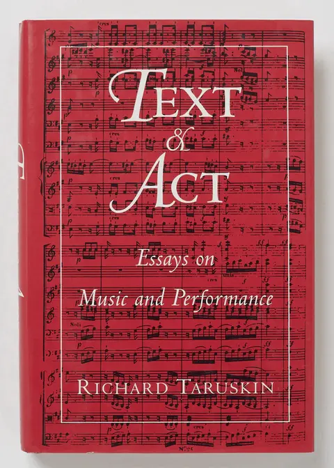 Cover of Text and Act
