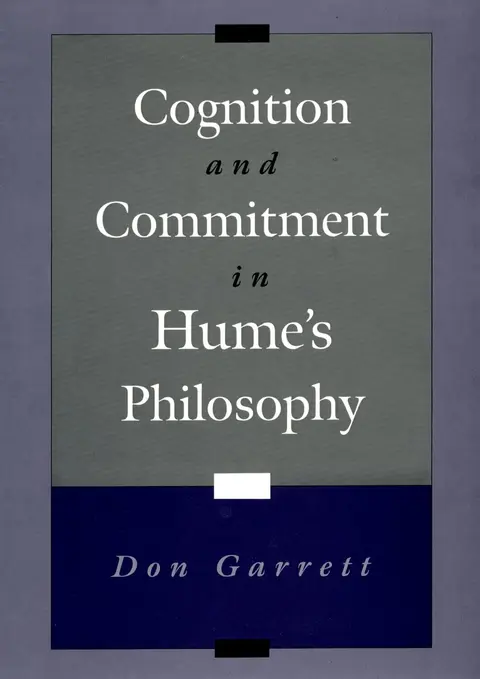 Cover of Cognition and Commitment in Hume's Philosophy