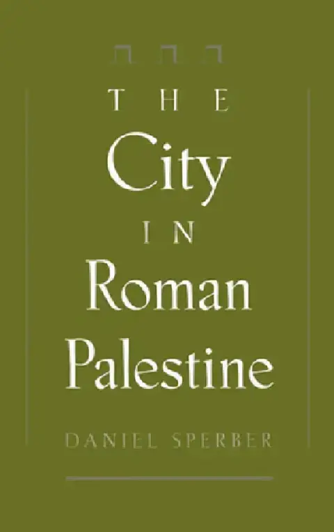 Cover of The City in Roman Palestine