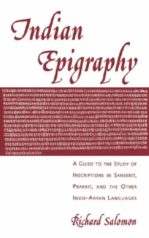 Cover of Indian Epigraphy