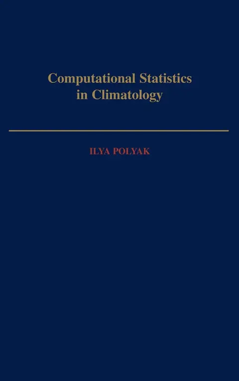 Cover of Computational Statistics in Climatology