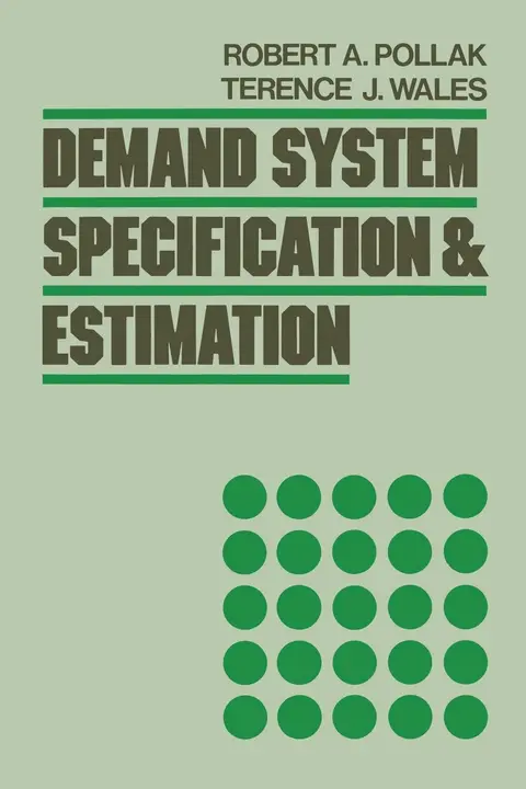 Cover of Demand System Specification and Estimation
