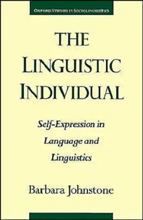 Cover of The Linguistic Individual