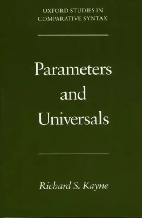 Cover of Parameters and Universals