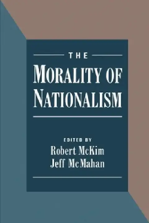 Cover of The Morality of Nationalism