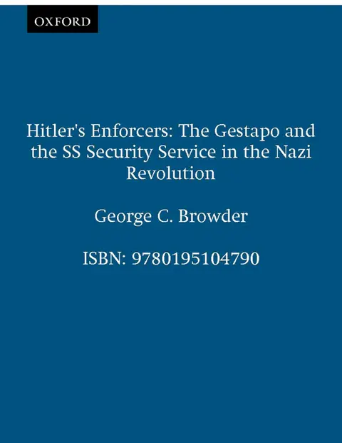 Cover of Hitler's Enforcers