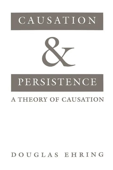 Cover of Causation and Persistence
