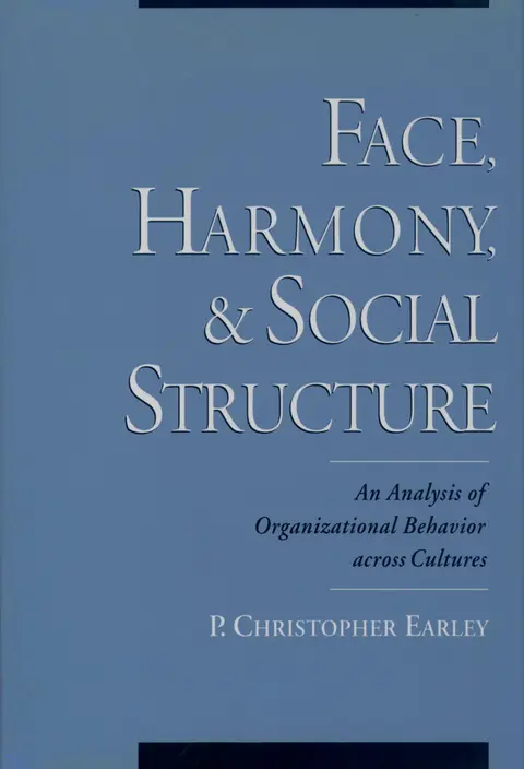 Cover of Face, Harmony & Social Structure