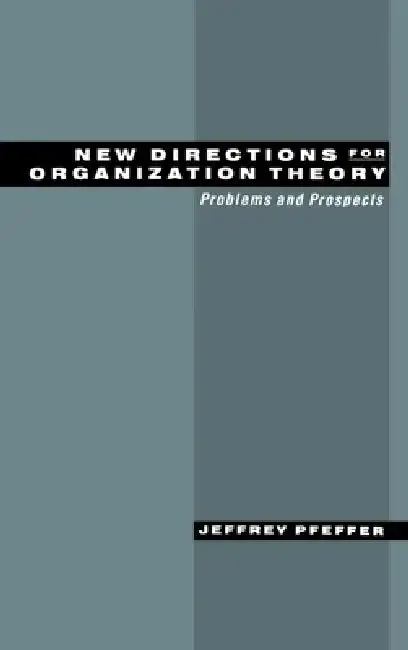 Cover of New Directions for Organization Theory