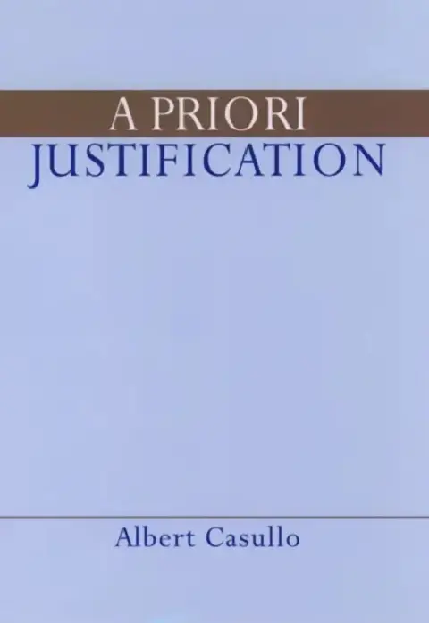 Cover of A Priori Justification