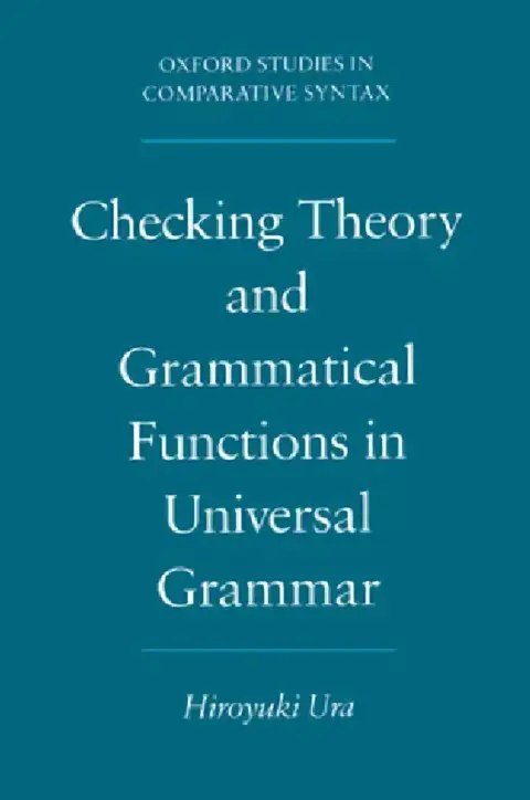 Cover of Checking Theory and Grammatical Functions in Universal Grammar