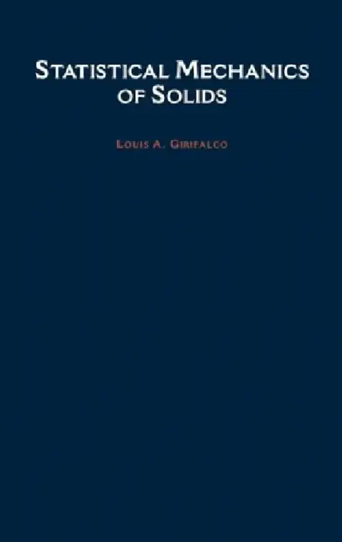 Cover of Statistical Mechanics of Solids