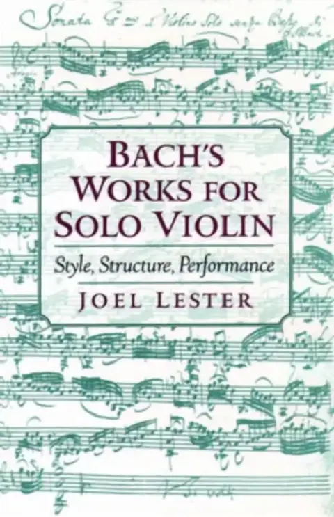 Cover of Bach's Works for Solo Violin
