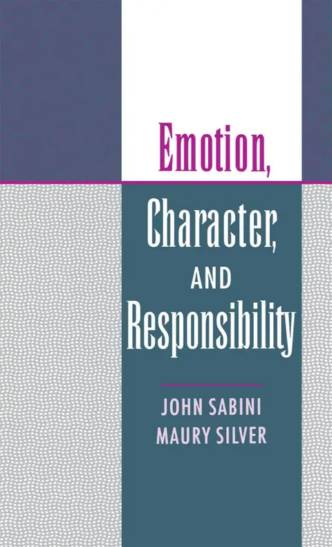 Cover of Emotion, Character, and Responsibility
