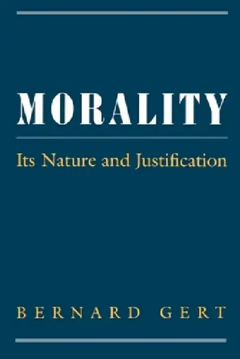 Cover of Morality