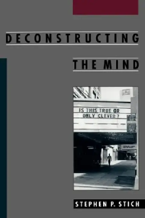 Cover of Deconstructing the Mind