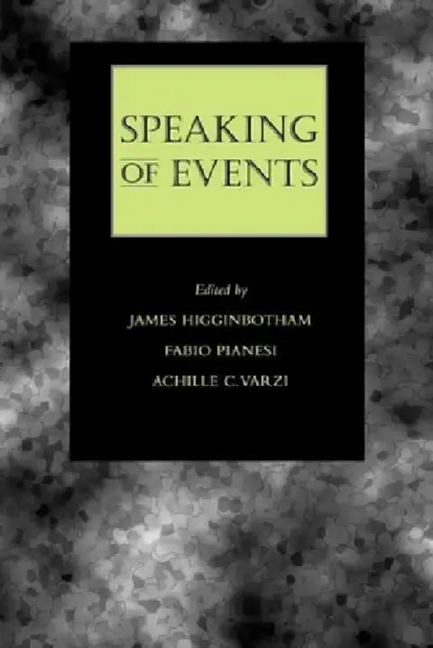 Cover of Speaking of Events