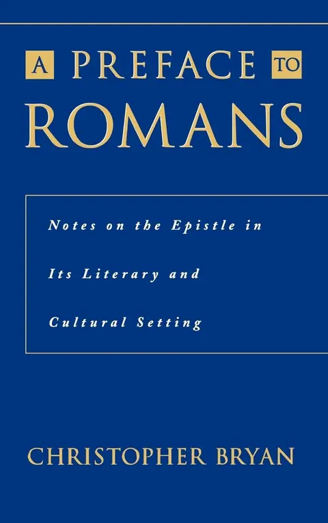 Cover of A Preface to Romans