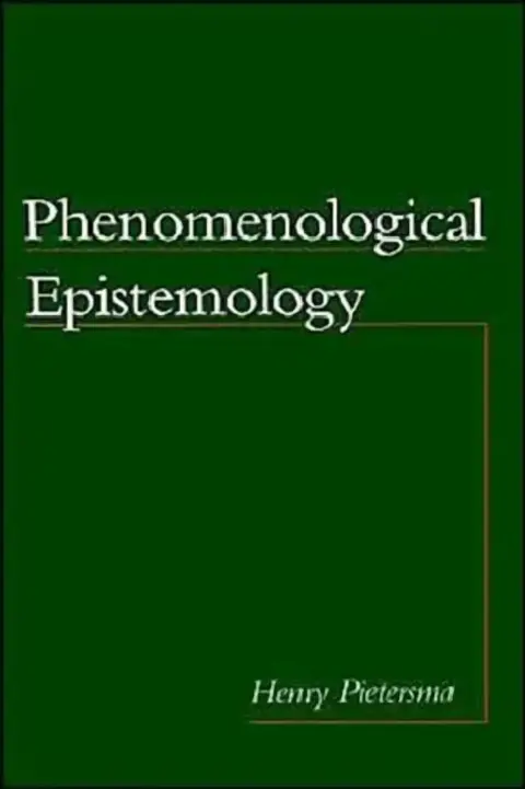 Cover of Phenomenological Epistemology