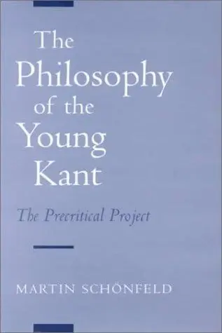 Cover of The Philosophy of the Young Kant