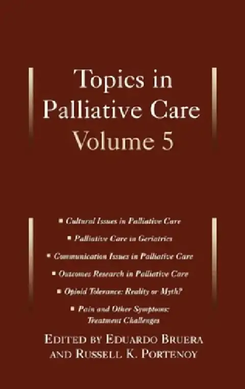 Cover of Topics in Palliative Care
