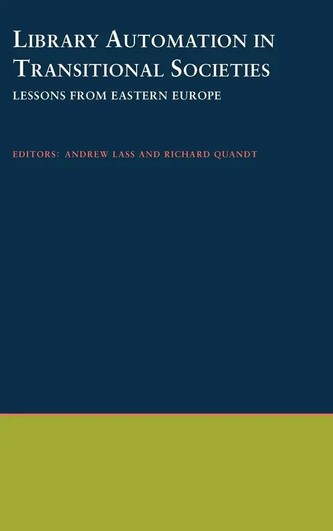 Cover of Library Automation in Transitional Societies