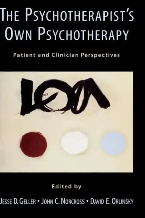 Cover of The Psychotherapist's Own Psychotherapy