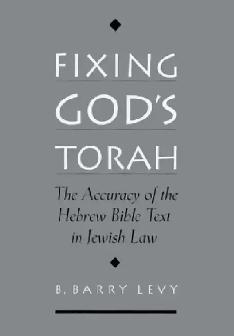 Cover of Fixing God's Torah