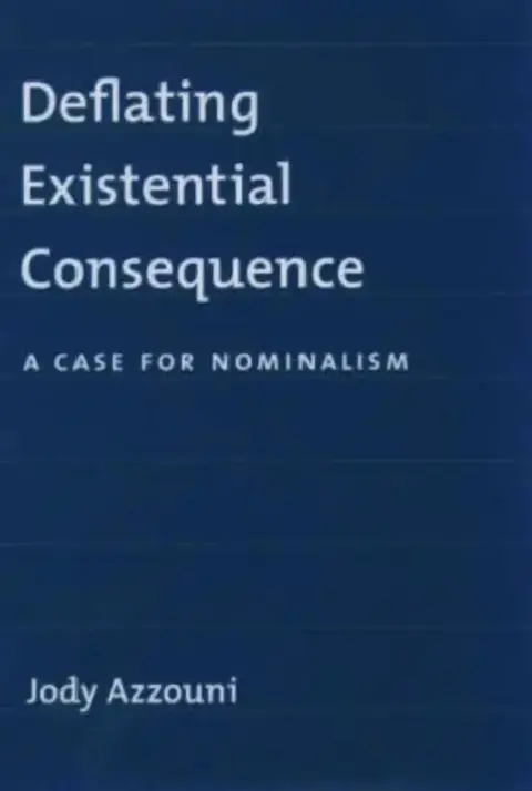 Cover of Deflating Existential Consequence