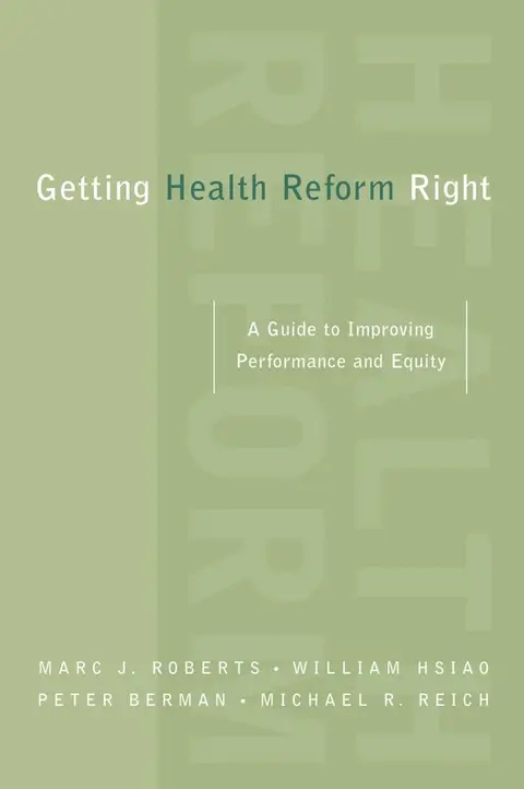 Cover of Getting Health Reform Right