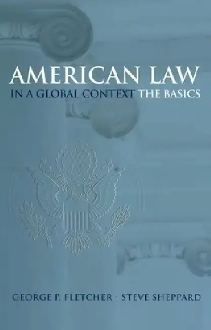 Cover of American Law in a Global Context