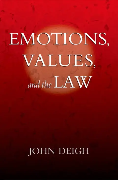 Cover of Emotions, Values, and the Law