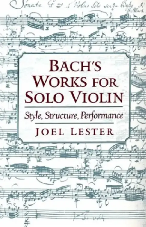 Cover of Bach's Works for Solo Violin